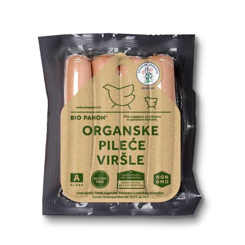 Organske pileće viršle 110 g