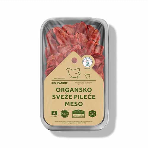 *Organska pileća jetra sa srcem 250g