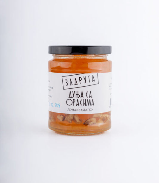 Domaće slatko dunja sa orasima 375g