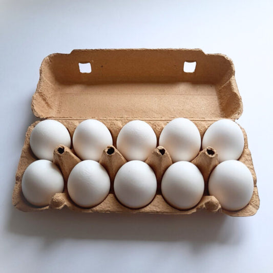 *Domaća bela jaja iz slobodnog uzgoja, iz organske konverzije, 10/1